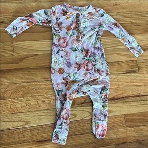 POSH PEANUT PARI floral ruffle one piece six 18-24
Months